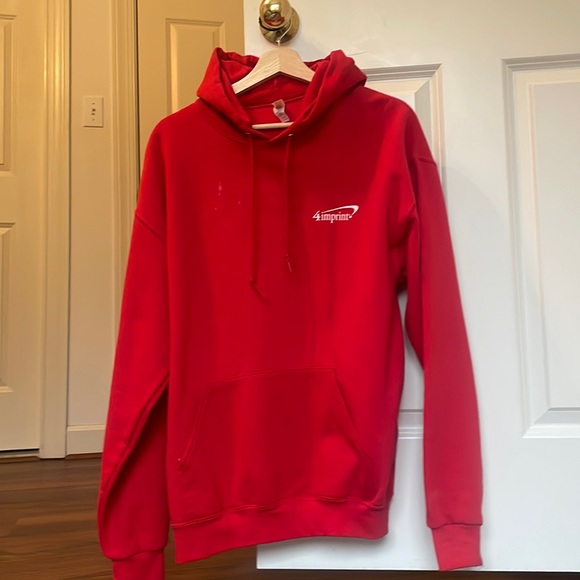 Red oversized hoodie - Picture 1 of 7